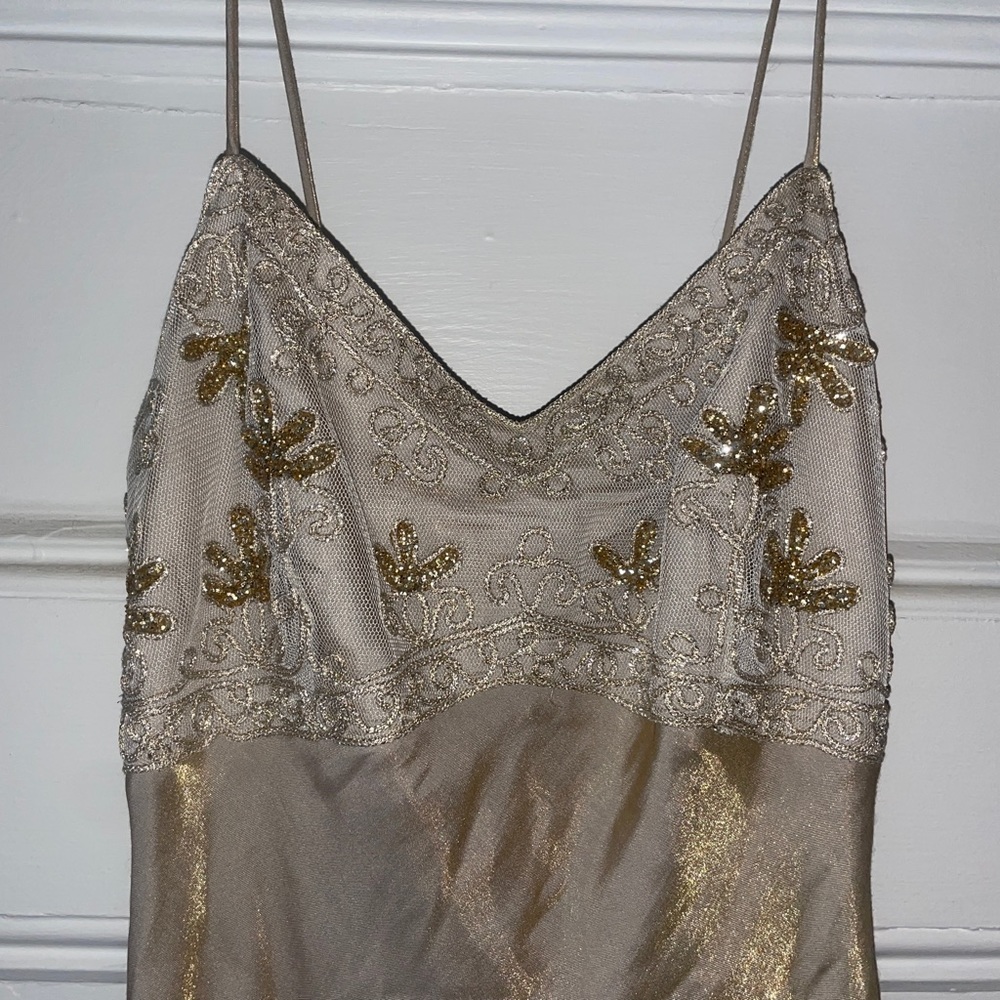 Vintage Embellished Evening Dress